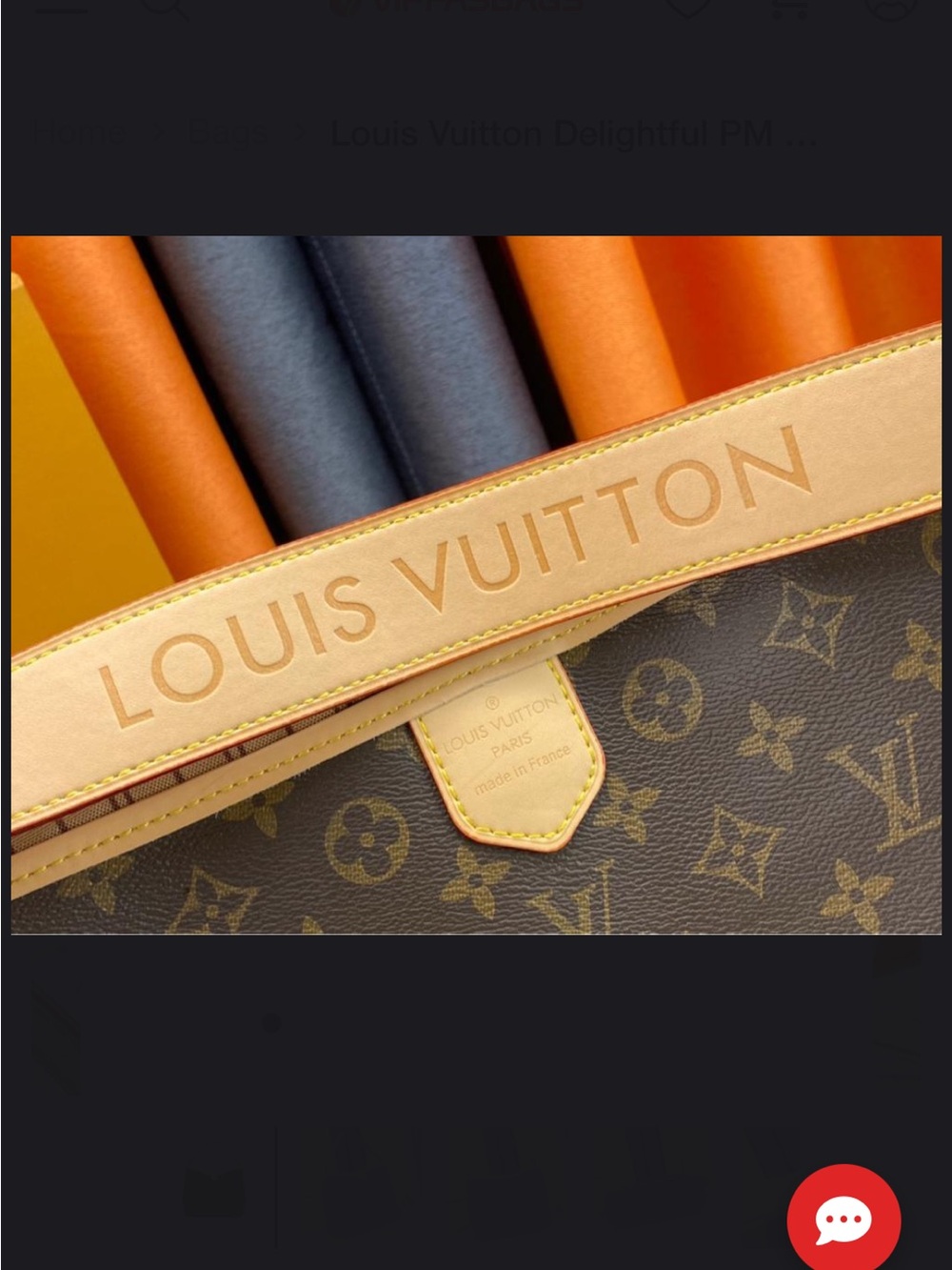 Louis Vuitton Monogram Canvas Shoulder Bag with Tan Trim - Picture 5 of 10